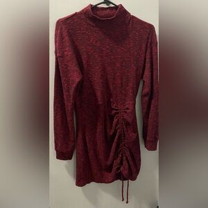 Xhilaration Burgundy Textured Top